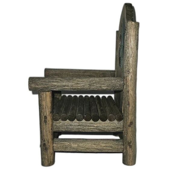 Boyd's Bear Wood Land Pine Tree Chair Log Style - Picture 3 of 7